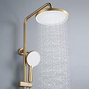Душевая система Shevanik S43G S4336G цвет Золотой сатин-11