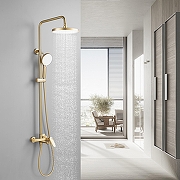 Душевая система Shevanik S43G S4336G цвет Золотой сатин-20
