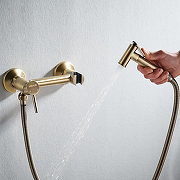 Гигиенический душ со смесителем Shevanik S107Q цвет Бронза-4