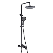 Душевая система Shevanik S43H S4336H цвет Черный матовый