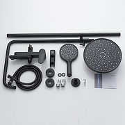 Душевая система Shevanik S43H S4336H цвет Черный матовый-1