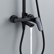 Душевая система Shevanik S43H S4336H цвет Черный матовый-7