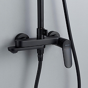 Душевая система Shevanik S43H S4336H цвет Черный матовый-8