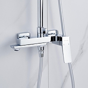 Душевая система Shevanik S4436 цвет Хром-8