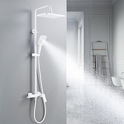 Душевая система Shevanik S4436C цвет Белый матовый-8