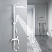 Душевая система Shevanik S4436C цвет Белый матовый-10