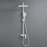 Душевая система Shevanik S4436C цвет Белый матовый-12