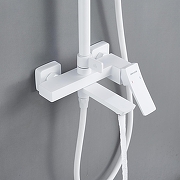 Душевая система Shevanik S4436C цвет Белый матовый-16