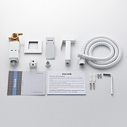 Гигиенический душ со смесителем Shevanik S127C цвет Белый матовый-1