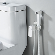 Гигиенический душ со смесителем Shevanik S127C цвет Белый матовый-11