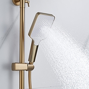 Душевая система Shevanik S4436G цвет Золотой сатин-7