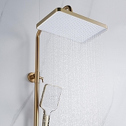 Душевая система Shevanik S4436G цвет Золотой сатин-9