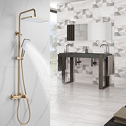 Душевая система Shevanik S4436G цвет Золотой сатин-18