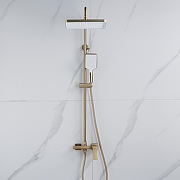 Душевая система Shevanik S4436G цвет Золотой сатин-23