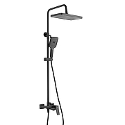 Душевая система Shevanik S4436H цвет Черный матовый