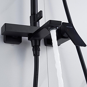 Душевая система Shevanik S4436H цвет Черный матовый-3