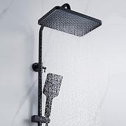 Душевая система Shevanik S4436H цвет Черный матовый-11