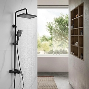 Душевая система Shevanik S4436H цвет Черный матовый-20