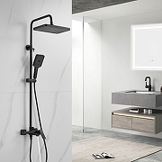 Душевая система Shevanik S4436H цвет Черный матовый-21