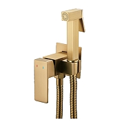Гигиенический душ со смесителем Shevanik S127G цвет Золотой сатин