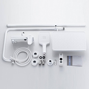 Душевая система Shevanik S4536C цвет Белый матовый-1