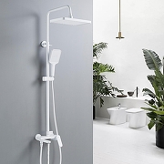 Душевая система Shevanik S4536C цвет Белый матовый-18