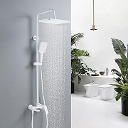 Душевая система Shevanik S4536C цвет Белый матовый-21