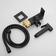 Гигиенический душ со смесителем Shevanik S127H цвет Черный матовый-7