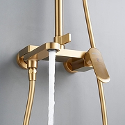 Душевая система Shevanik S4536G цвет Золотой сатин-8