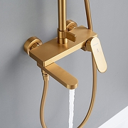 Душевая система Shevanik S4536G цвет Золотой сатин-9