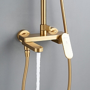 Душевая система Shevanik S4536G цвет Золотой сатин-10