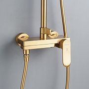 Душевая система Shevanik S4536G цвет Золотой сатин-11