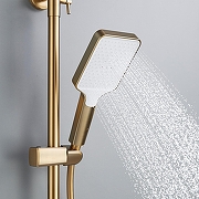 Душевая система Shevanik S4536G цвет Золотой сатин-12