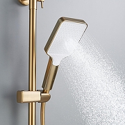 Душевая система Shevanik S4536G цвет Золотой сатин-13