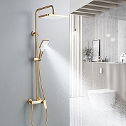 Душевая система Shevanik S4536G цвет Золотой сатин-15