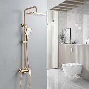 Душевая система Shevanik S4536G цвет Золотой сатин-22