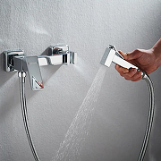 Гигиенический душ со смесителем Shevanik S137 цвет Хром-4