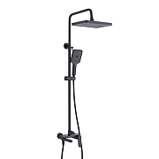 Душевая система Shevanik S4536H цвет Черный матовый