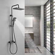 Душевая система Shevanik S4536H цвет Черный матовый-12