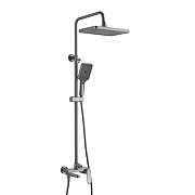Душевая система Shevanik S4536T цвет Оружейная сталь
