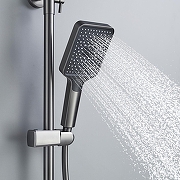 Душевая система Shevanik S4536T цвет Оружейная сталь-9
