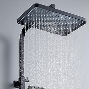 Душевая система Shevanik S4636H цвет Черный матовый-21