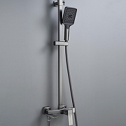 Душевая система Shevanik S4636T цвет Оружейная сталь-21