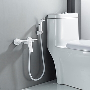 Гигиенический душ со смесителем Shevanik S4705C-1 цвет Белый матовый-16