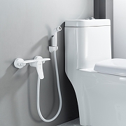 Гигиенический душ со смесителем Shevanik S4705C-1 цвет Белый матовый-17