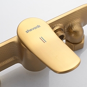 Гигиенический душ со смесителем Shevanik S4705G-1 цвет Золотой сатин-6