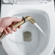 Гигиенический душ со смесителем Shevanik S4705G-1 цвет Золотой сатин-18