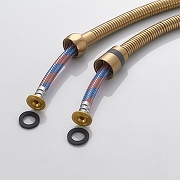 Гигиенический душ со смесителем Shevanik S137G цвет Золотой сатин-2