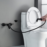 Гигиенический душ со смесителем Shevanik S4705H-1 цвет Черный матовый-10