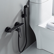 Гигиенический душ со смесителем Shevanik S4705H-1 цвет Черный матовый-15